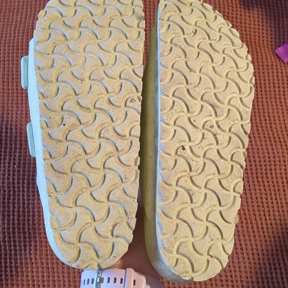 Women's Birkenstock Mint Green Sandals - Picture 5 of 5
